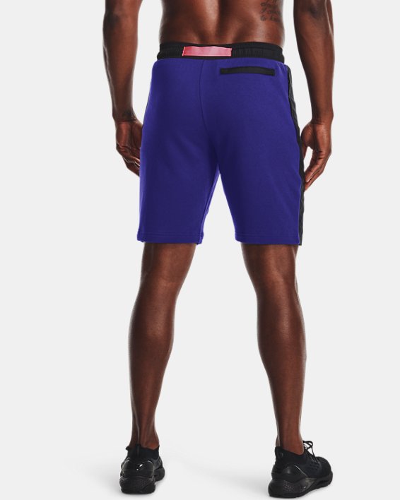 Men's UA Rival Terry AMP Shorts, Blue, pdpMainDesktop image number 1